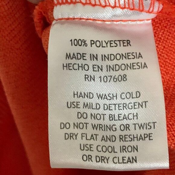 Vintage 70’s 80’s Orange Cap Sleeve Karin Stevens Petites Sheath Dress - Picture 4 of 12